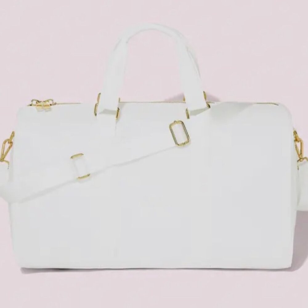 NWT Stoney Clover Lane Mini Classic Duffle Bag (Blanc)